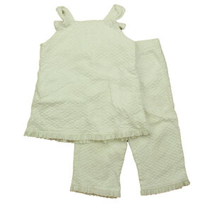Chabre Girls White Apparel Sets size: 5T